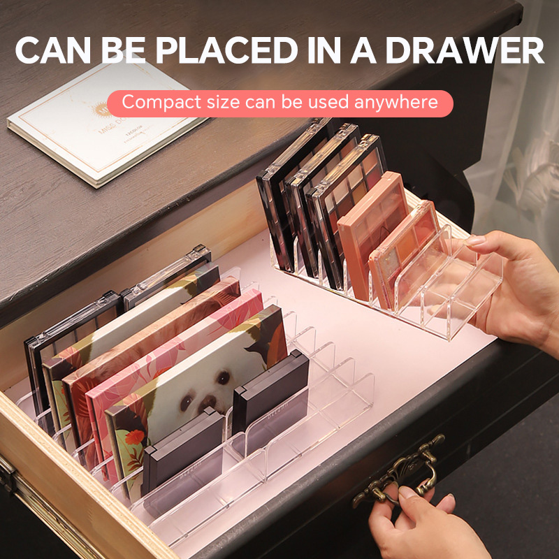 7 Grids Acrylic Table Cosmetic - Desk Setup Desk ulasan dan harga