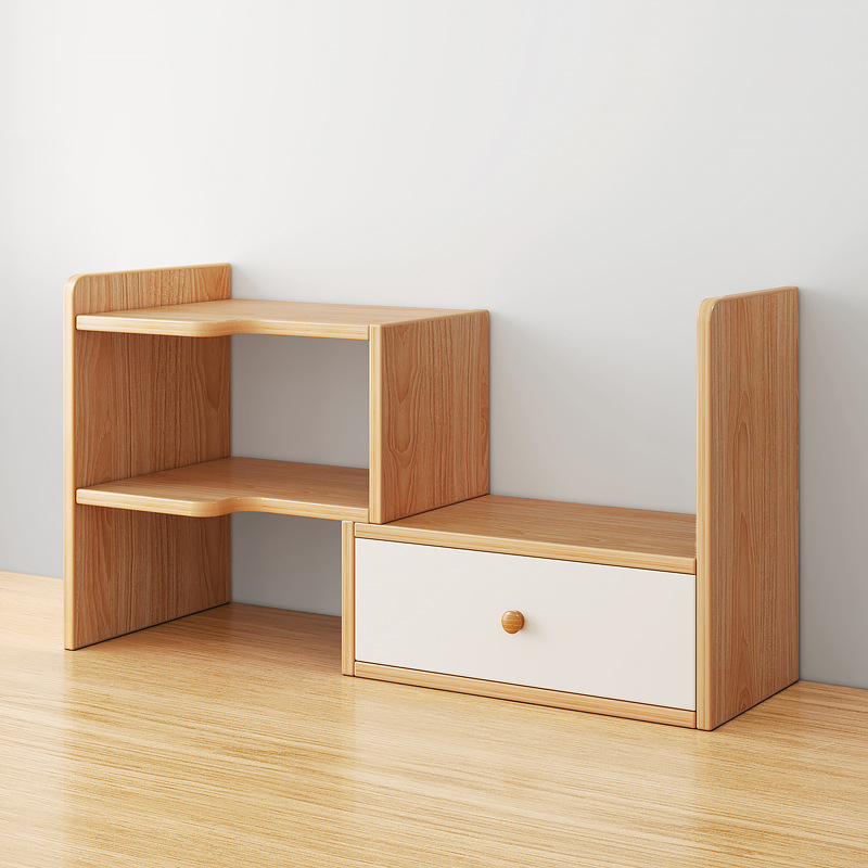 Desk Bookshelf Desktop Shelvin - Desk Setup Organizer ulasan dan harga