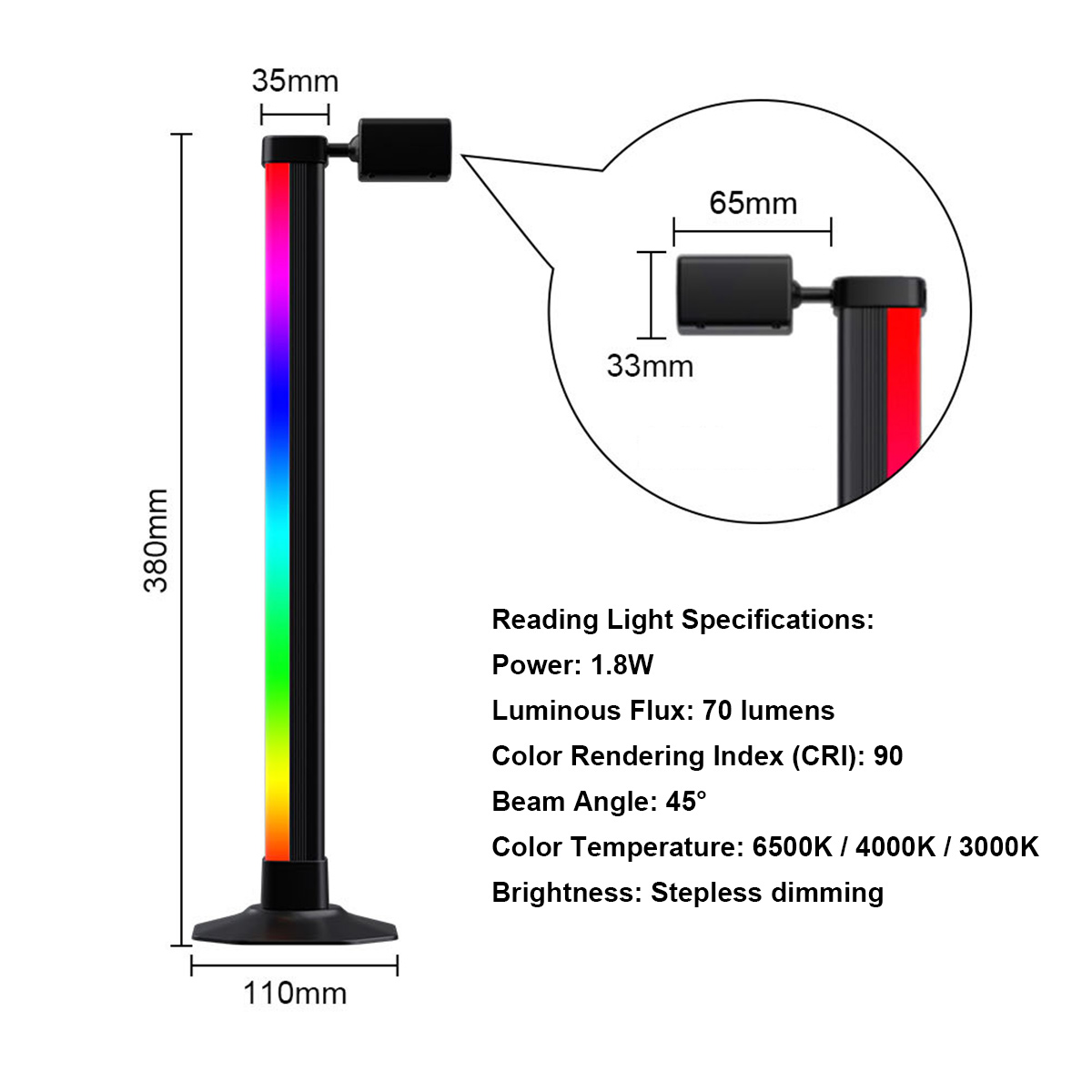 Smart Light Bar LED RGB Music  - Desk Setup With Tv ulasan dan harga
