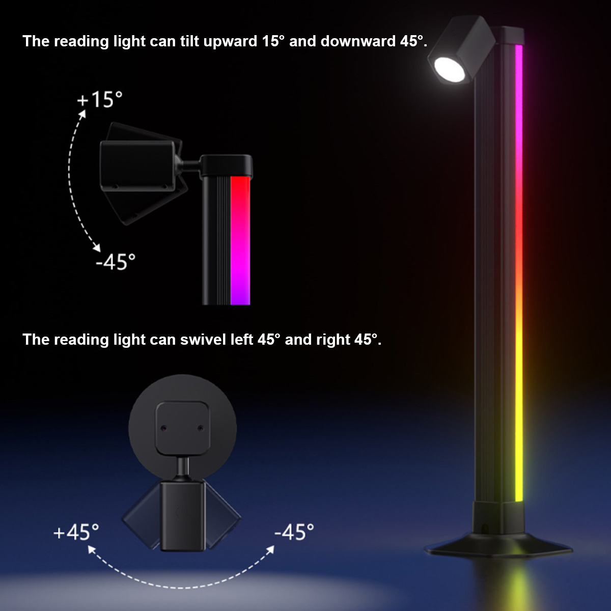 Smart Light Bar LED RGB Music  - Desk Setup With Tv ulasan dan harga