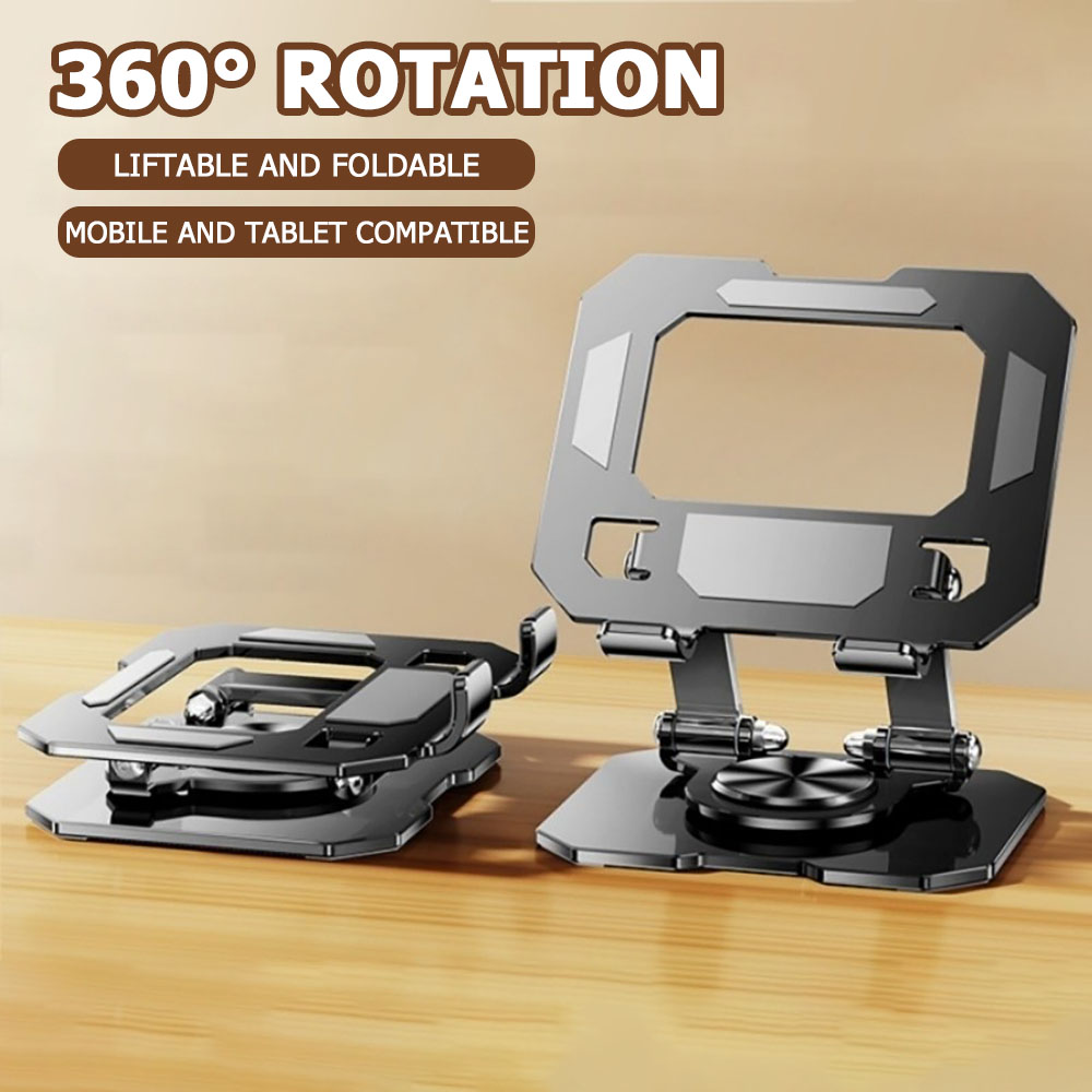 360 Rotating Tablet Phone Stan - Desk Setup Essentials ulasan dan harga