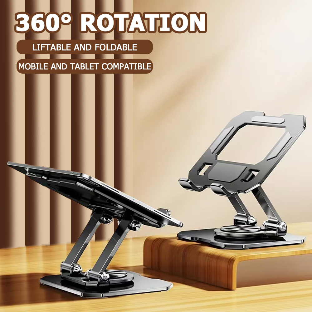 360 Rotating Tablet Phone Stan - Desk Setup Essentials ulasan dan harga