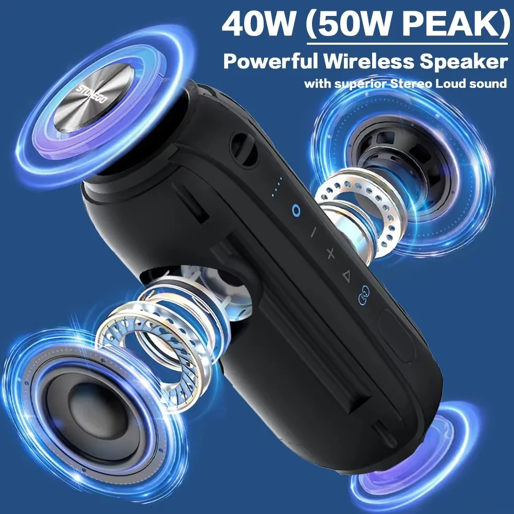 Cyberpunk Rgb Bluetooth Speake - Desk Setup With Speakers ulasan dan harga
