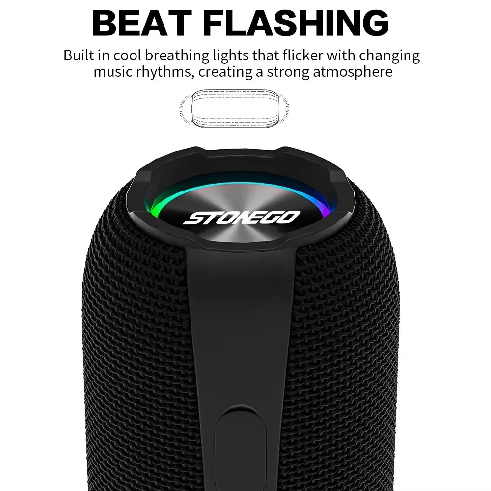 Cyberpunk Rgb Bluetooth Speake - Desk Setup With Speakers ulasan dan harga
