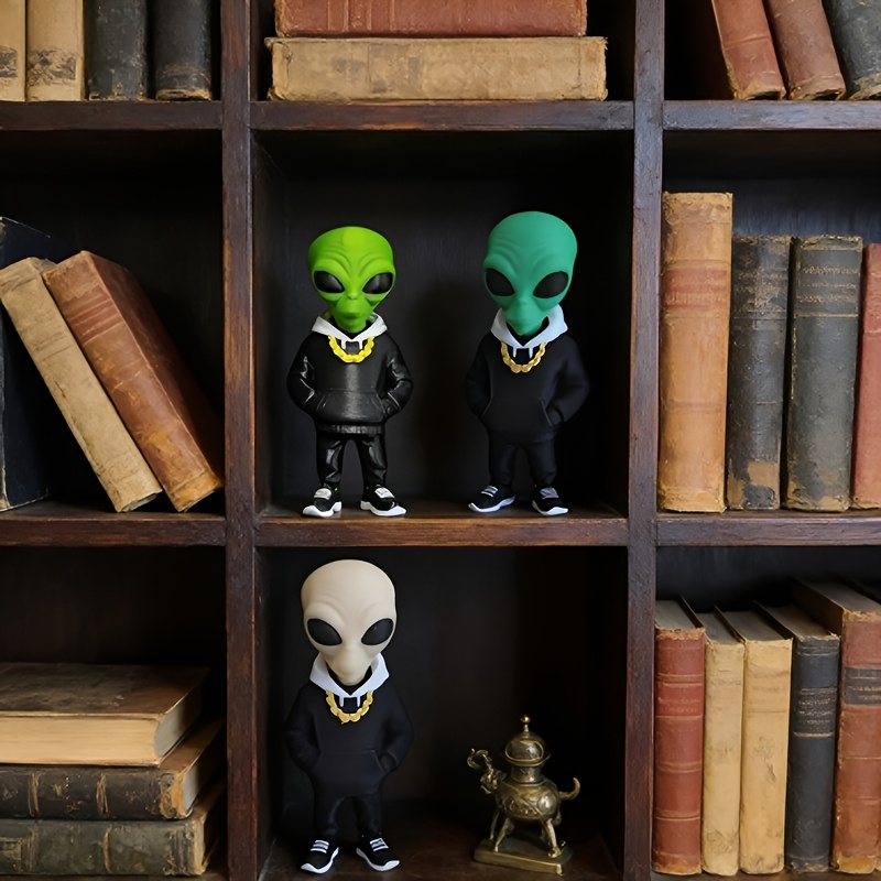 1 Piece Green Alien Figure wit - Desk Setup Green ulasan dan harga