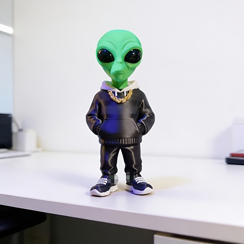 1 Piece Green Alien Figure wit - Desk Setup Green ulasan dan harga