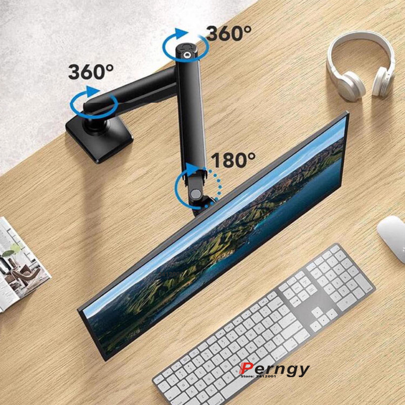 D-MOUNT D80 metal alumin 2-10K - Desk Setup Monitor Arm ulasan dan harga