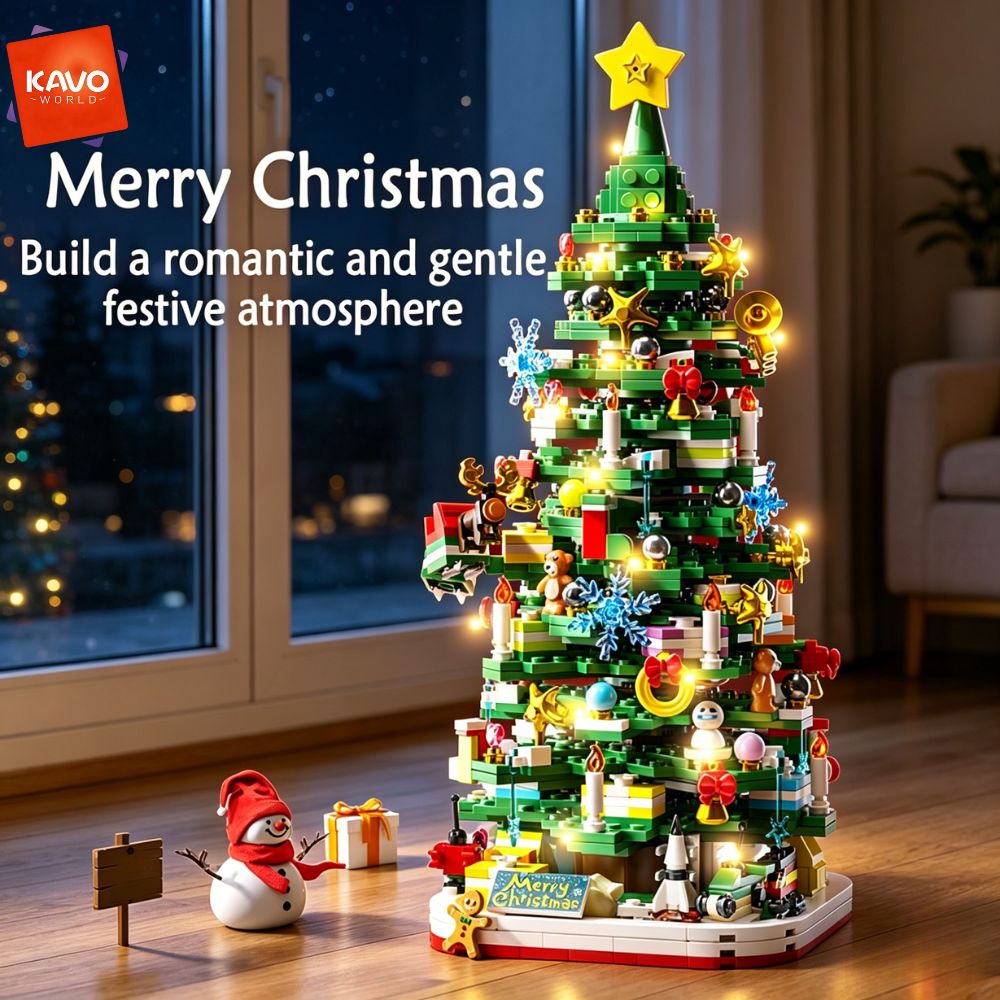 KAVOWORLD 1024pcs Christmas Tr - Desk Setup Enthusiast ulasan dan harga