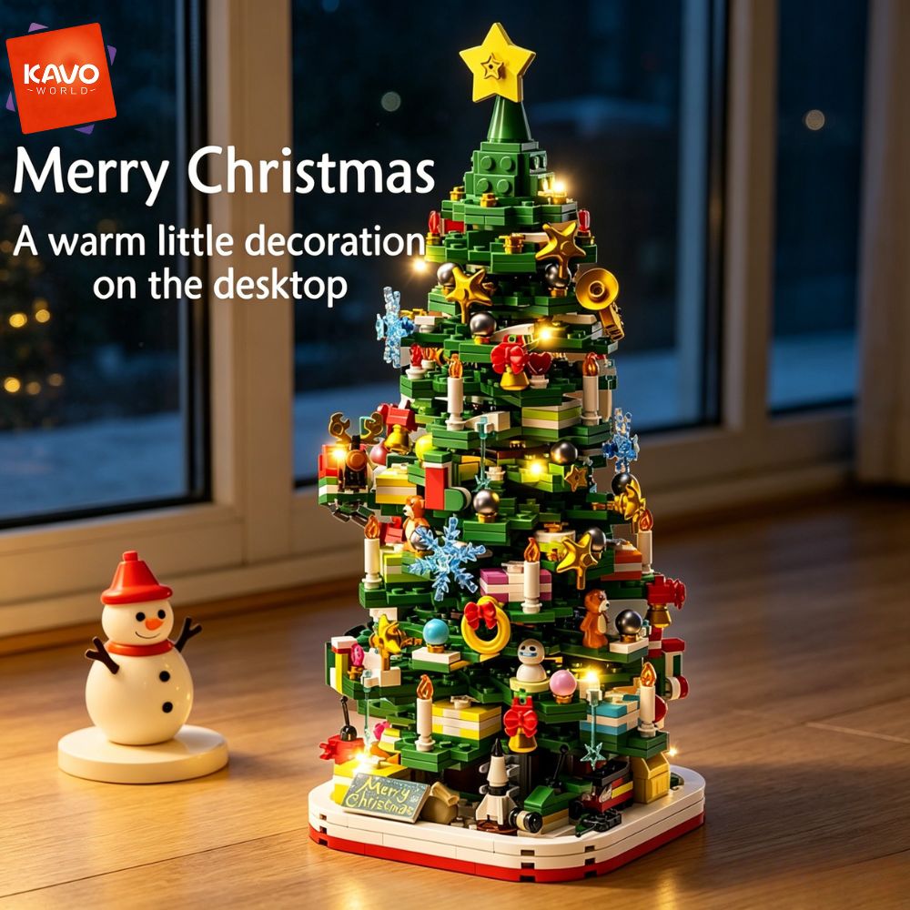 KAVOWORLD 1024pcs Christmas Tr - Desk Setup Enthusiast ulasan dan harga