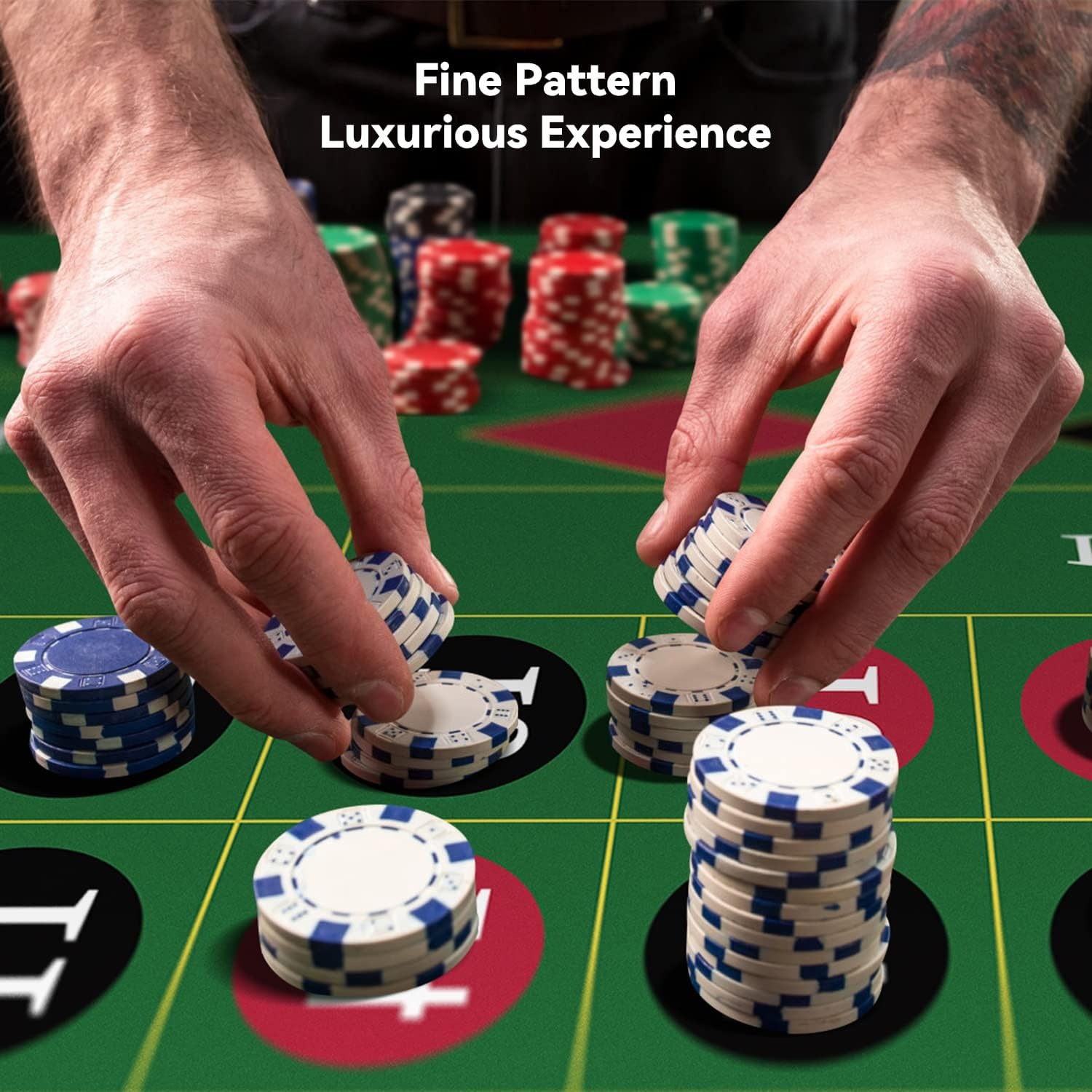 120x60cm Green Roulette Rubber - Desk Setup Green ulasan dan harga