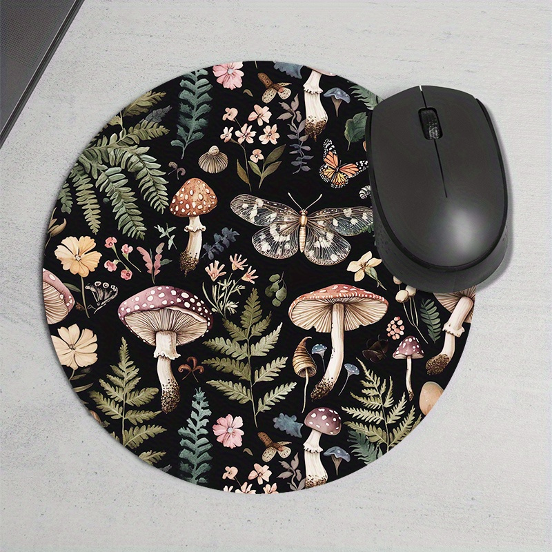 Round Forest Plant Mouse Pad R - Desk Setup In Office ulasan dan harga