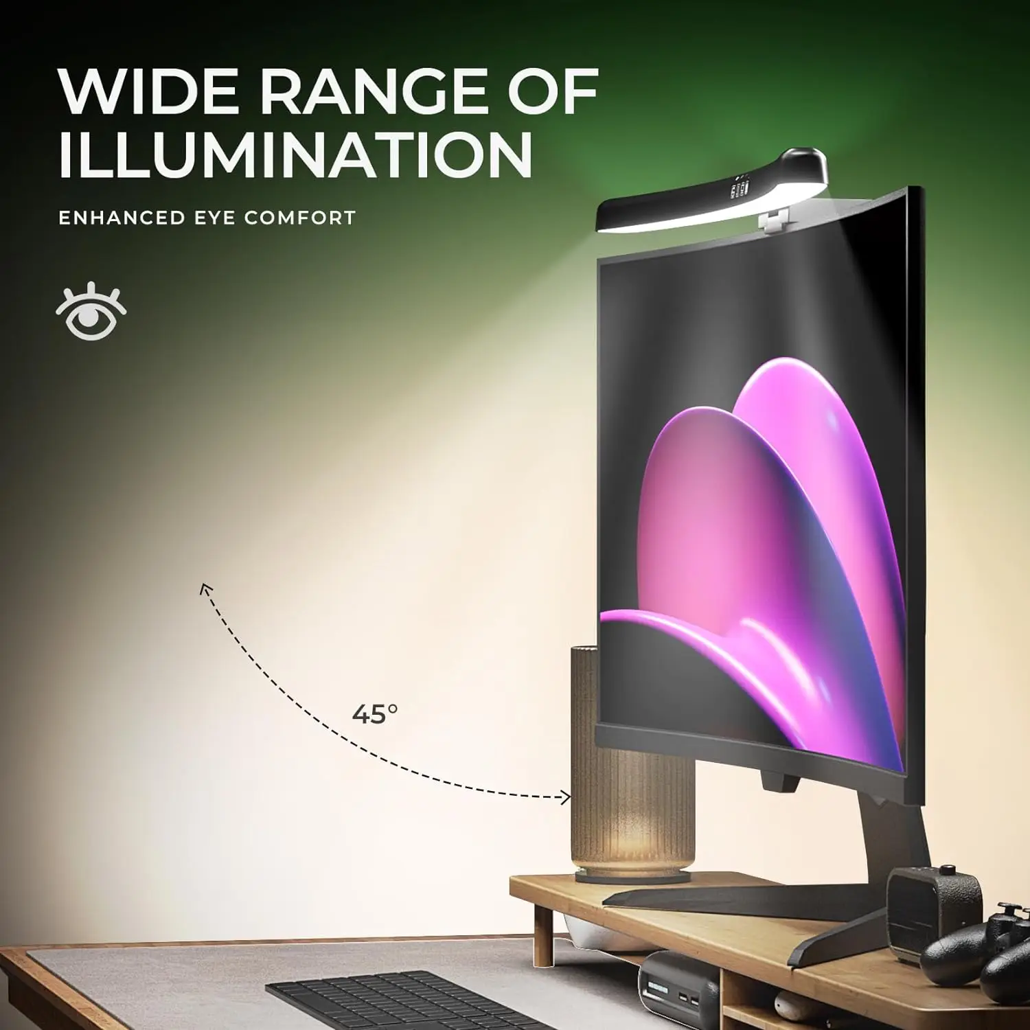 Computer Monitor Light Bar RGB - Desk Setup Desk ulasan dan harga
