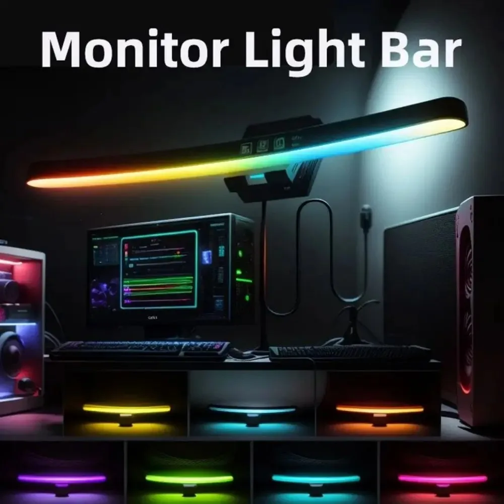 Computer Monitor Light Bar RGB - Desk Setup Desk ulasan dan harga